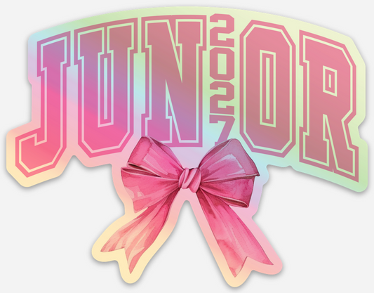 Junior 2027 Holographic Sticker