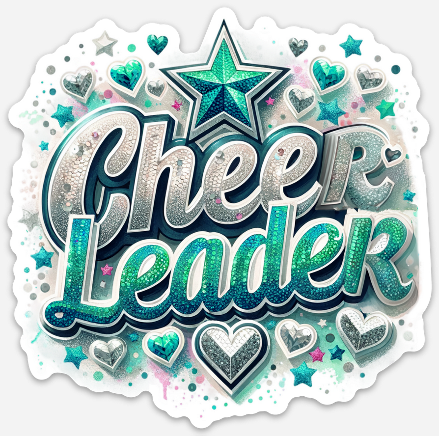 Cheerleadeer Mint Sticker
