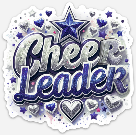 Cheerleadeer Navy Blue Magnet