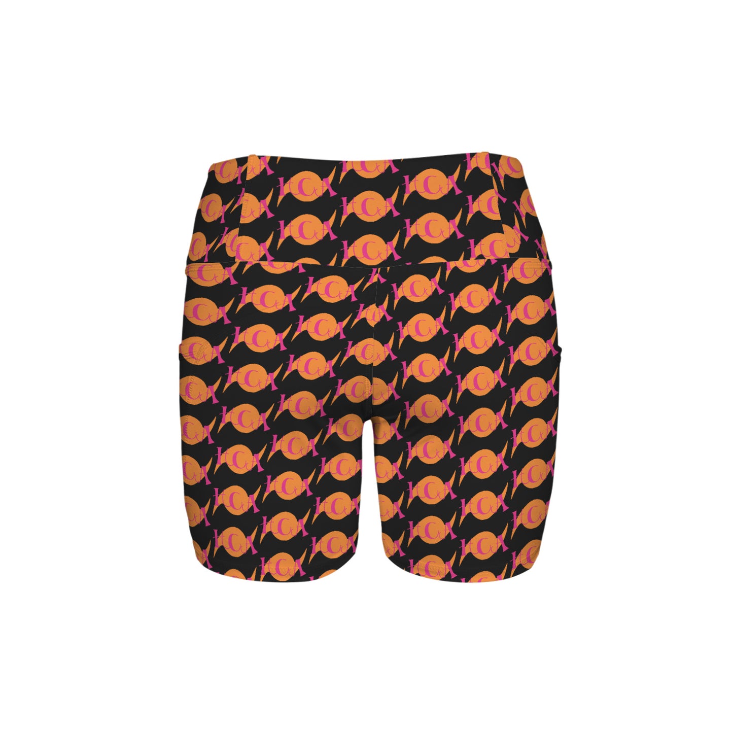 High Waist Deep Pockets Yoga Shorts