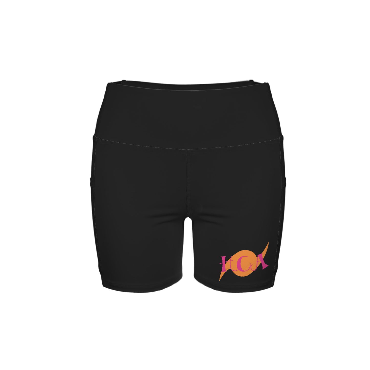 High Waist Deep Pockets Yoga Shorts