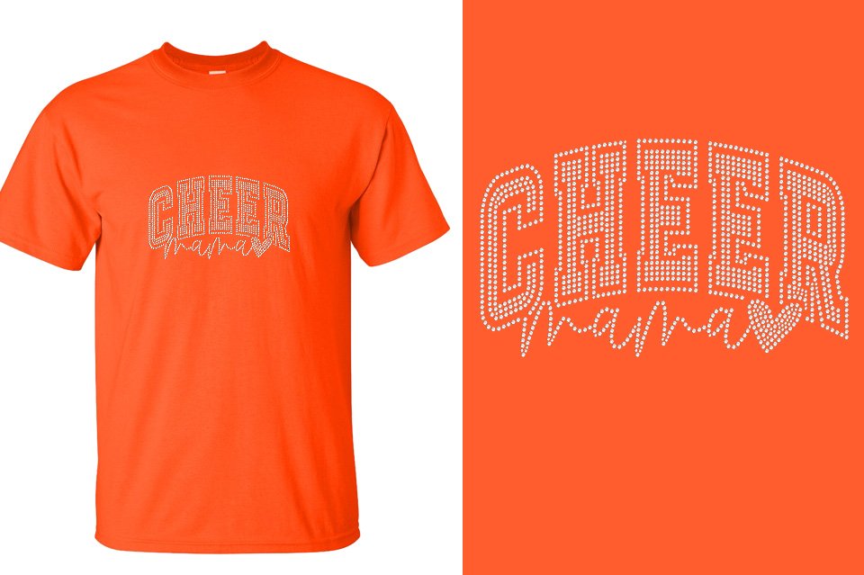 Rhinestones Cheer Mama Unisex t-shirt