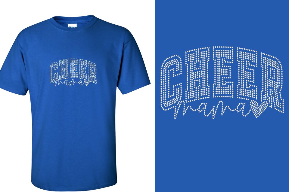 Rhinestones Cheer Mama Unisex t-shirt