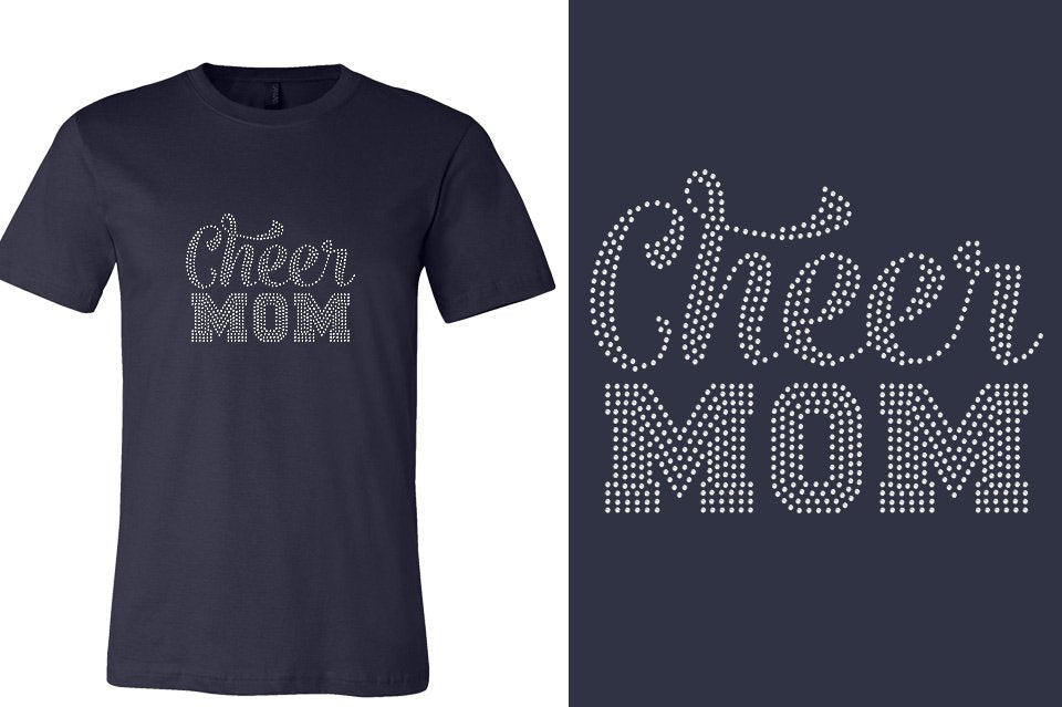 Rhinestones Cheer Mom Unisex t-shirt