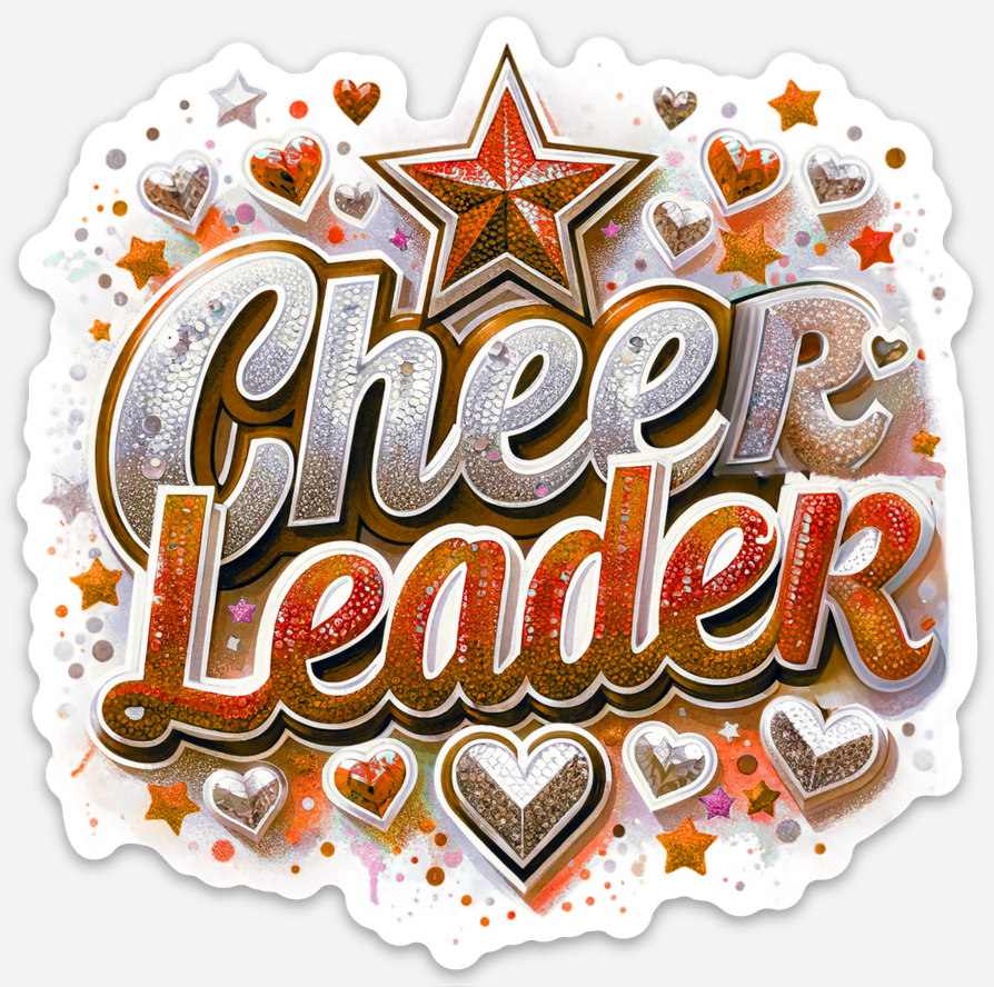Cheerleadeer Orange Magnet