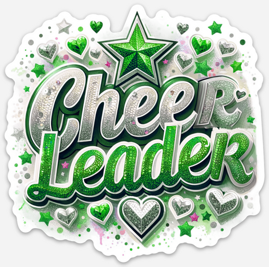 Cheerleadeer Green Magnet