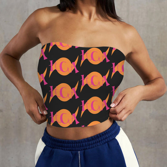 Backless Tube Crop Top